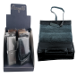 Preview: Feinschnittbeutel Leder Schwarz 10er set